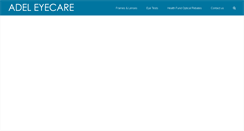 Desktop Screenshot of adeleyecare.com.au