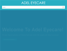 Tablet Screenshot of adeleyecare.com.au